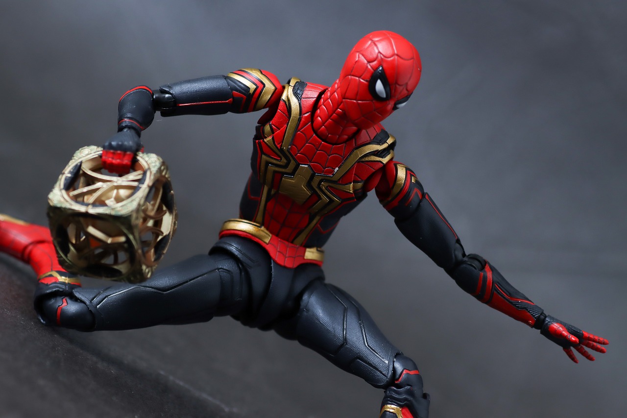 S.H.フィギュアーツ　スパイダーマン インテグレーテッドスーツ FINAL BATTLE EDITION　レビュー　アクション