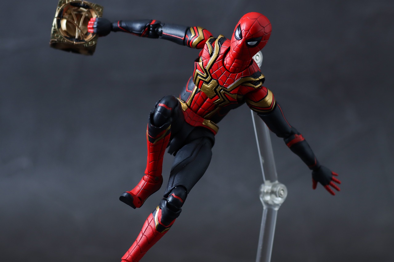 S.H.フィギュアーツ　スパイダーマン インテグレーテッドスーツ FINAL BATTLE EDITION　レビュー　アクション