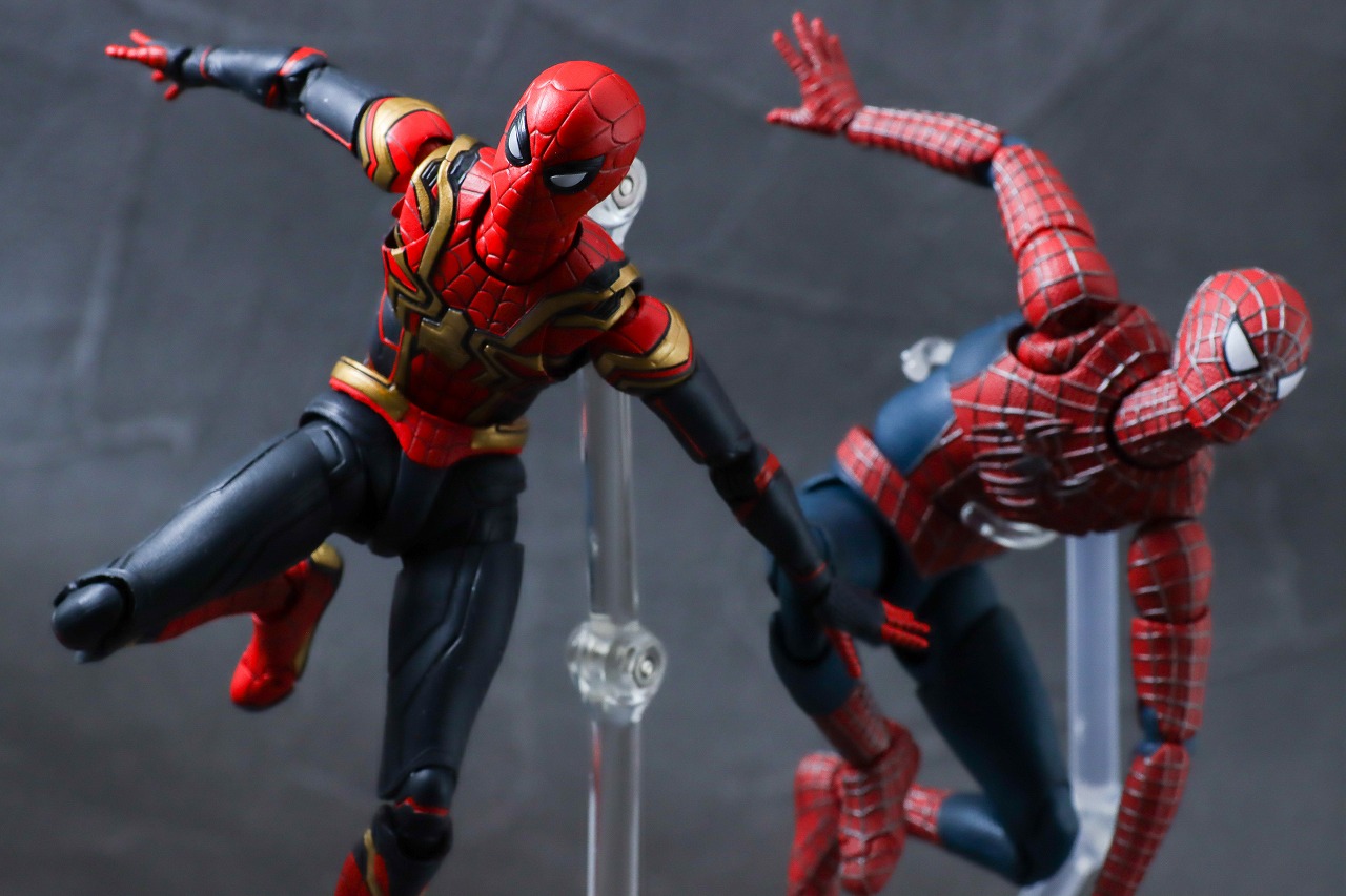 S.H.フィギュアーツ　スパイダーマン インテグレーテッドスーツ FINAL BATTLE EDITION　レビュー　アクション　フレンドリー・ネイバーフッド・スパイダーマン