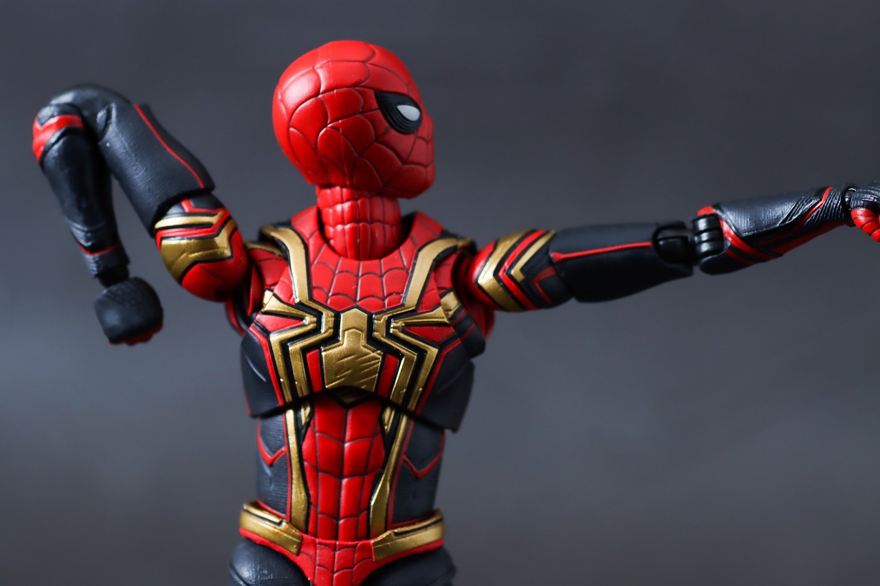 S.H.フィギュアーツ　スパイダーマン インテグレーテッドスーツ FINAL BATTLE EDITION　レビュー　可動範囲