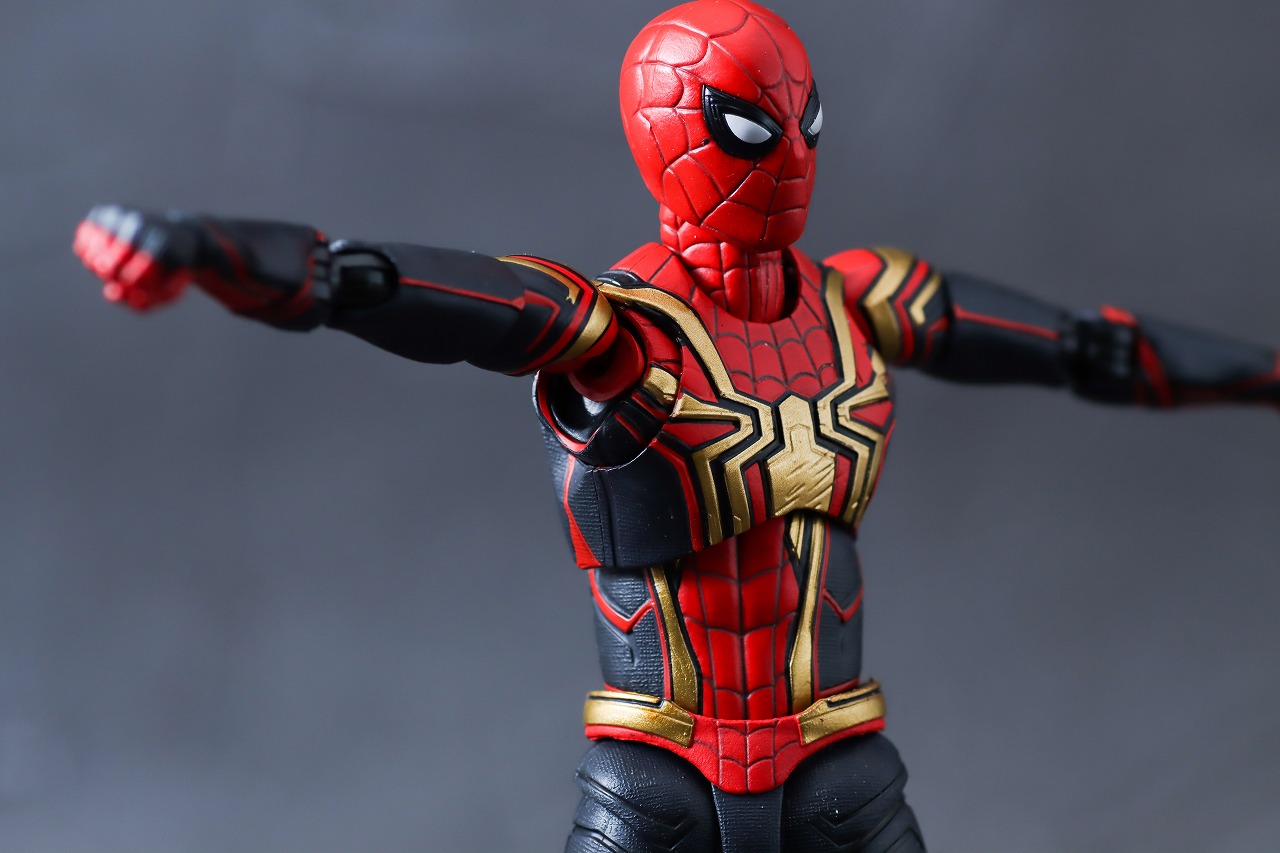 S.H.フィギュアーツ　スパイダーマン インテグレーテッドスーツ FINAL BATTLE EDITION　レビュー　可動範囲