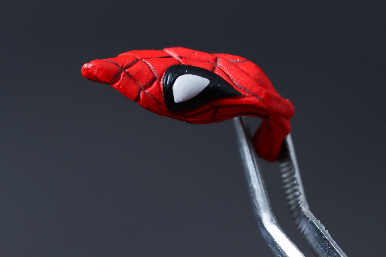 S.H.フィギュアーツ　スパイダーマン インテグレーテッドスーツ FINAL BATTLE EDITION　レビュー　付属品　脱いだマスク