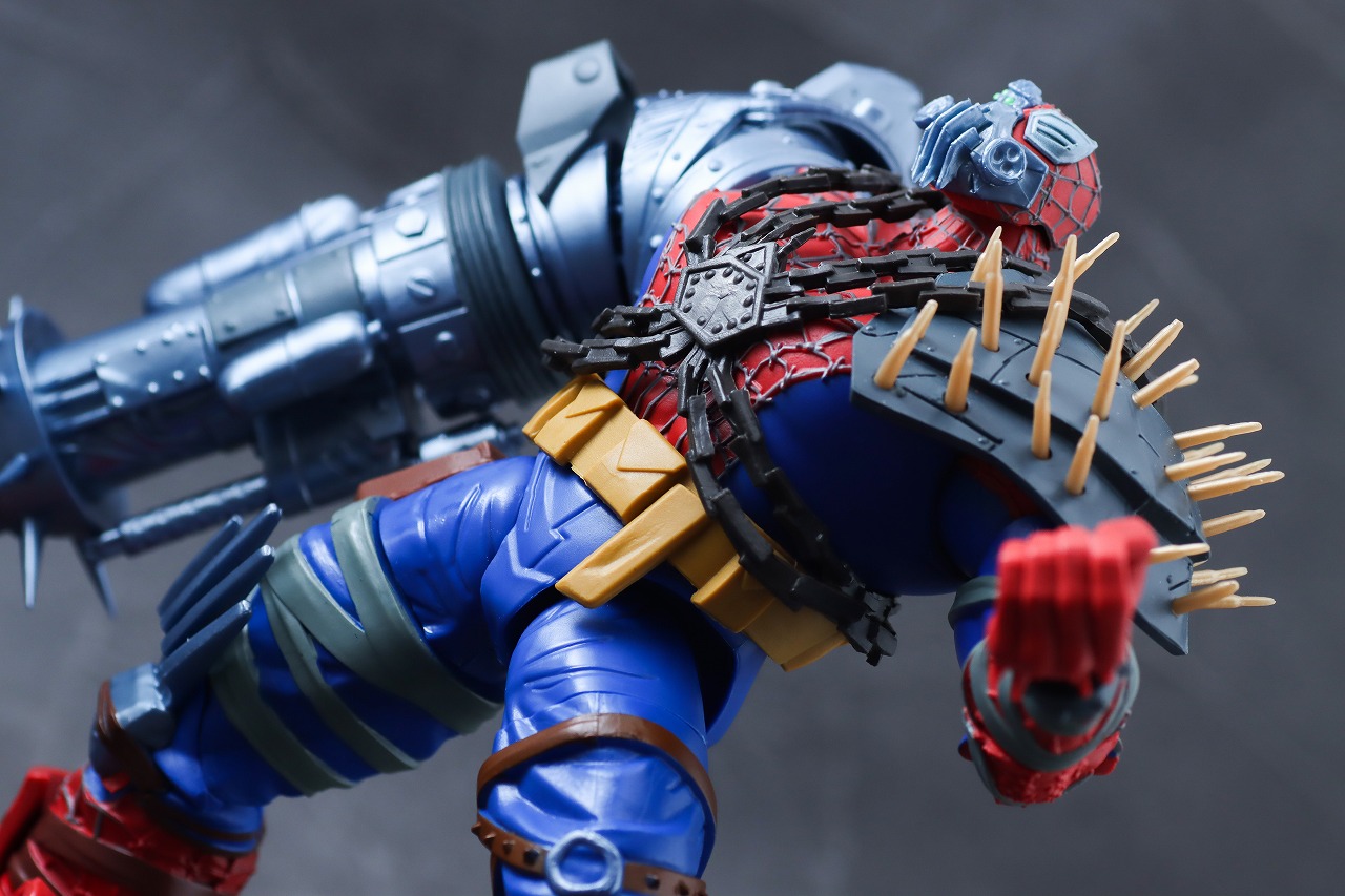 マーベルレジェンド　サイボーグ・スパイダーウーマン（スパイダーマン：アクロス・ザ・スパイダーバース）　レビュー　アクション