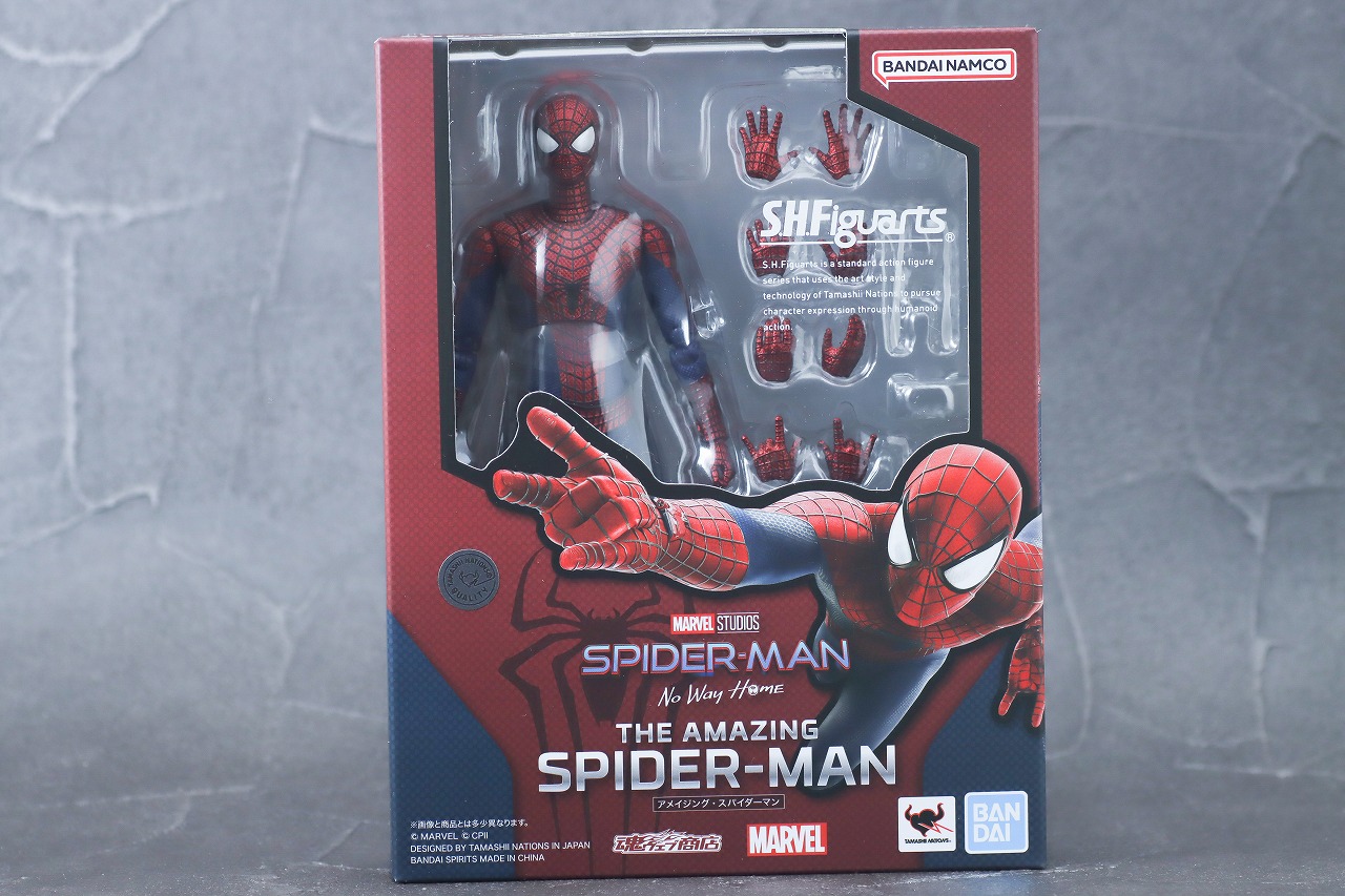 S.H.フィギュアーツ　アメイジング・スパイダーマン　レビュー　パッケージ