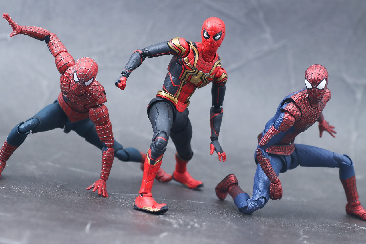 S.H.フィギュアーツ　アメイジング・スパイダーマン　レビュー　アクション　フレンドリー・ネイバーフッド・スパイダーマン　インテグレーテッドスーツ　FINAL BATTLE EDITION