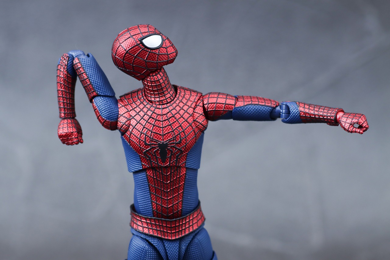 S.H.フィギュアーツ　アメイジング・スパイダーマン　レビュー　可動範囲