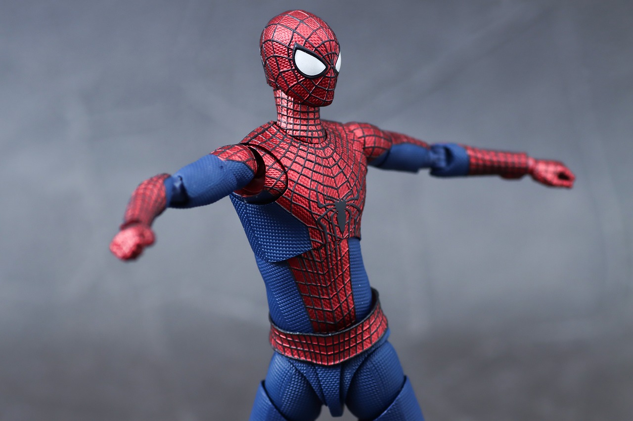 S.H.フィギュアーツ　アメイジング・スパイダーマン　レビュー　可動範囲