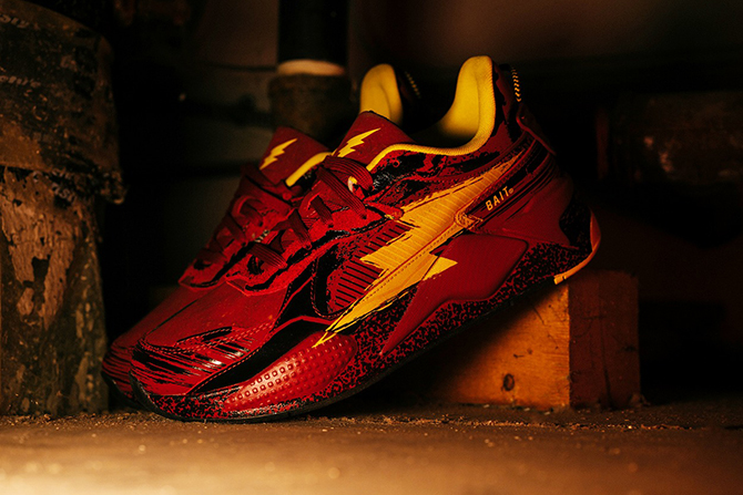 BAITが『ザ・フラッシュ』＆PUMAとのコラボシューズを発売 ー  「BAIT × PUMA × THE FLASH RS X」が登場