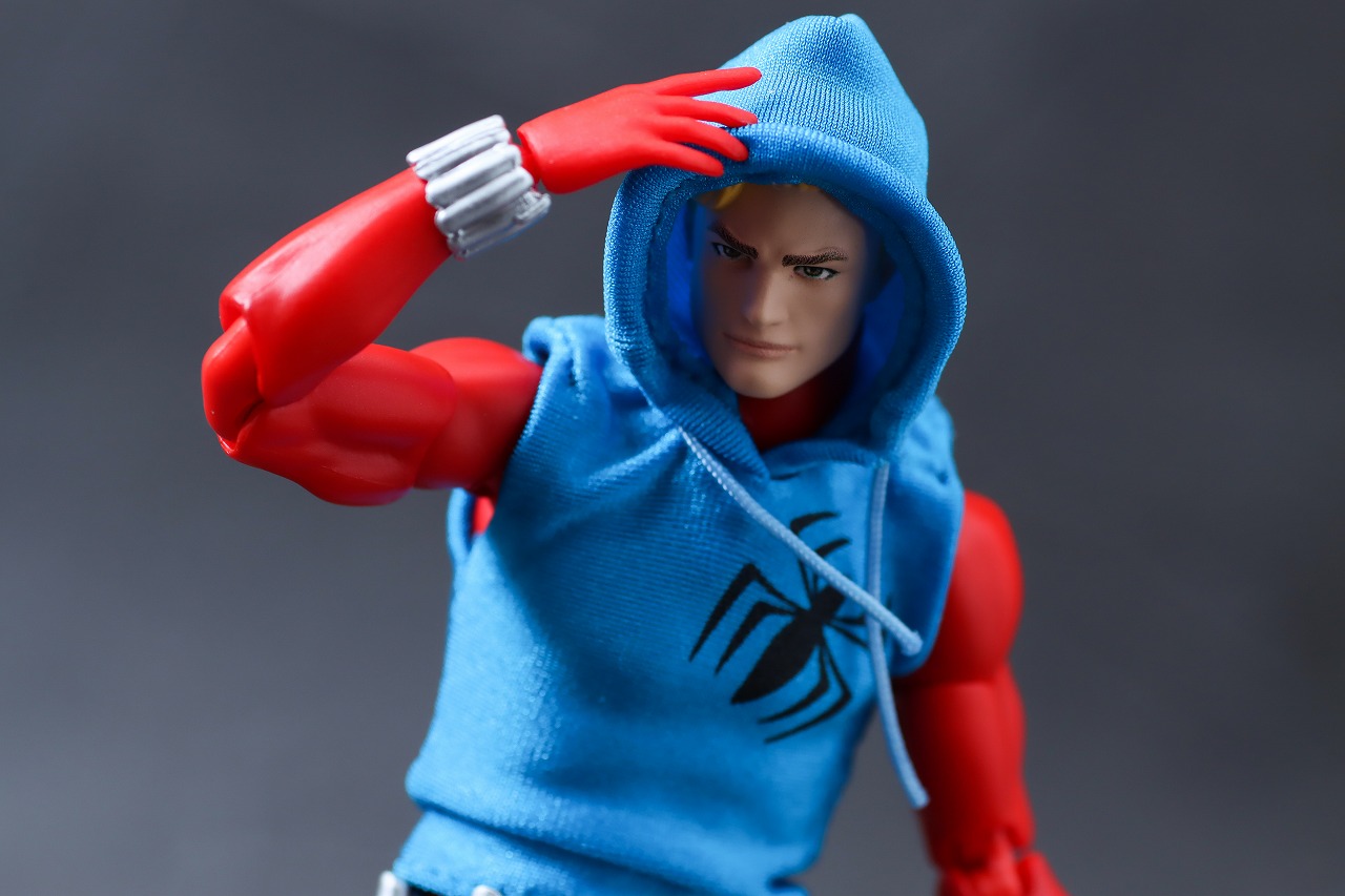 MAFEX　スカーレット・スパイダー　レビュー　アクション