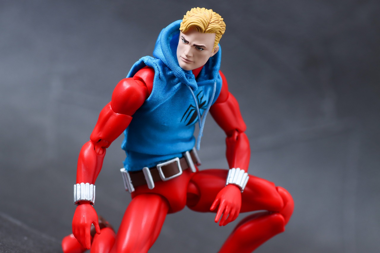 MAFEX　スカーレット・スパイダー　レビュー　アクション