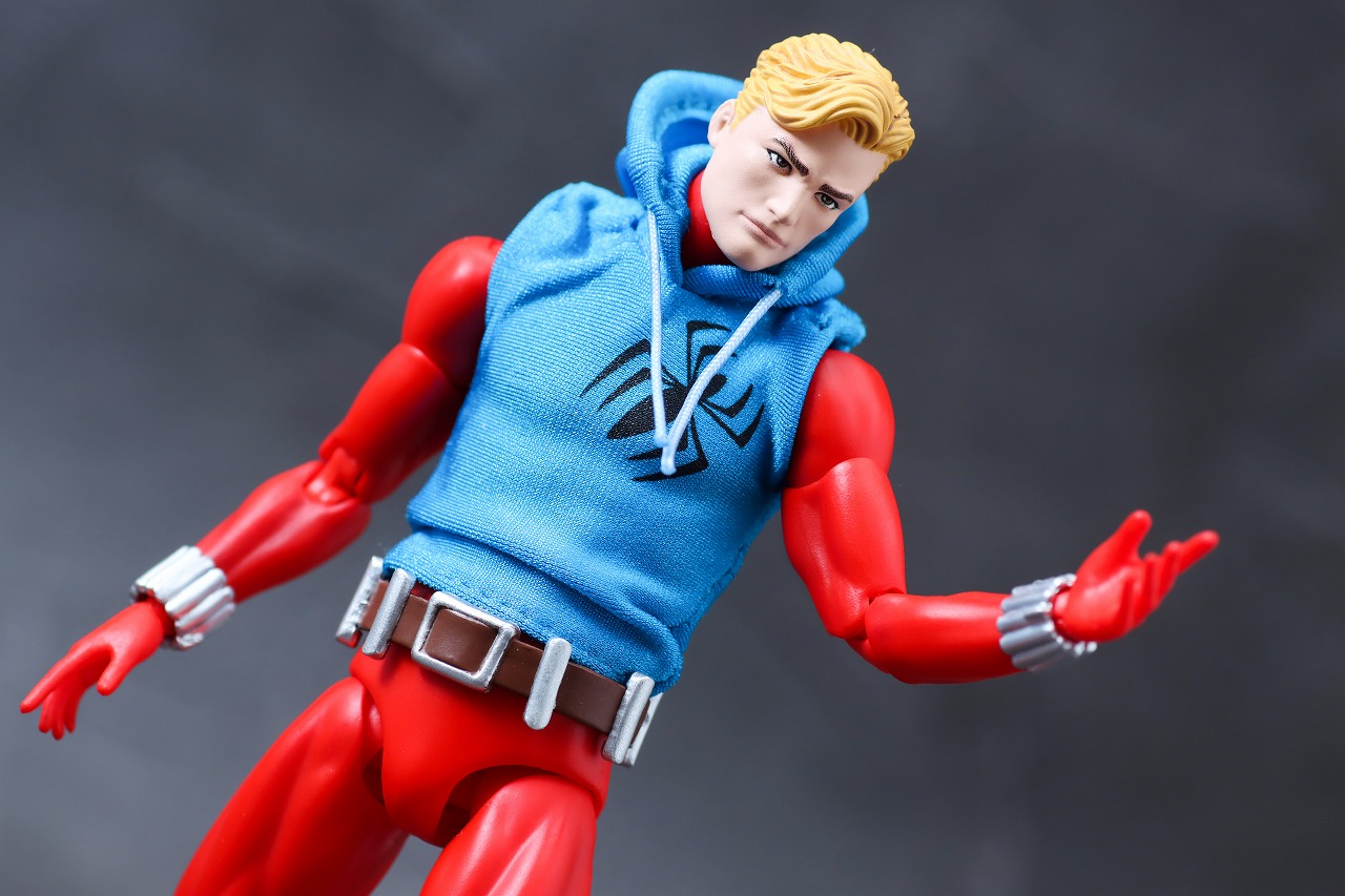 MAFEX　スカーレット・スパイダー　レビュー　アクション