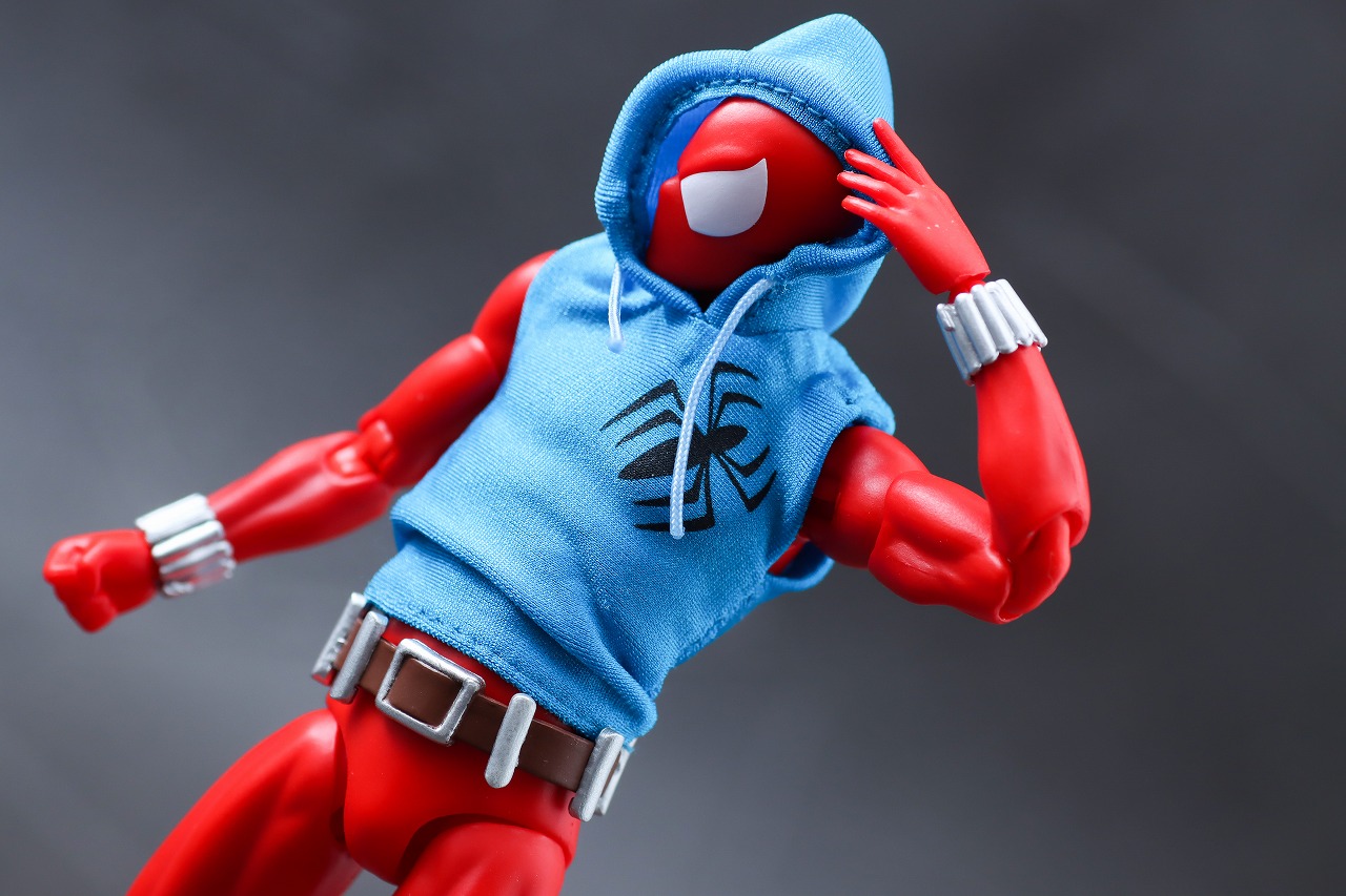 MAFEX　スカーレット・スパイダー　レビュー　アクション