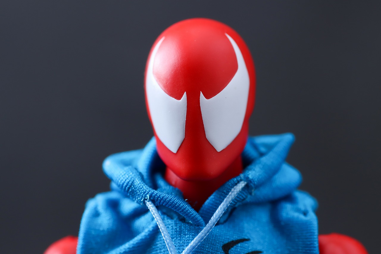 MAFEX　スカーレット・スパイダー　レビュー　付属品　差し替えヘッド