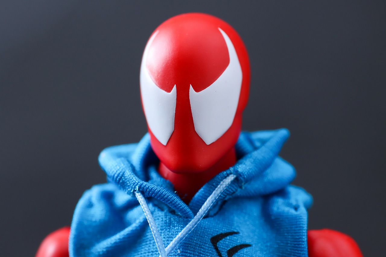 MAFEX　スカーレット・スパイダー　レビュー　付属品　差し替えヘッド