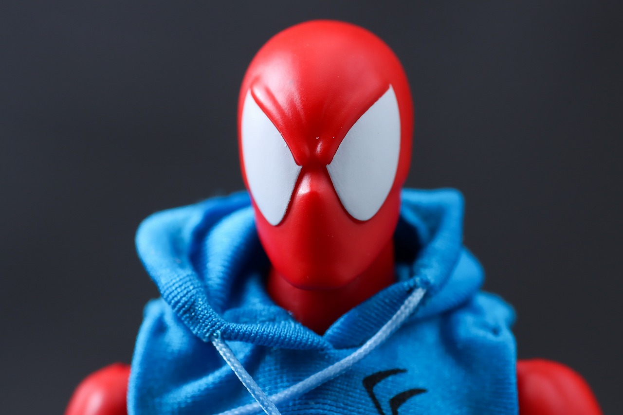 MAFEX　スカーレット・スパイダー　レビュー　付属品　差し替えヘッド