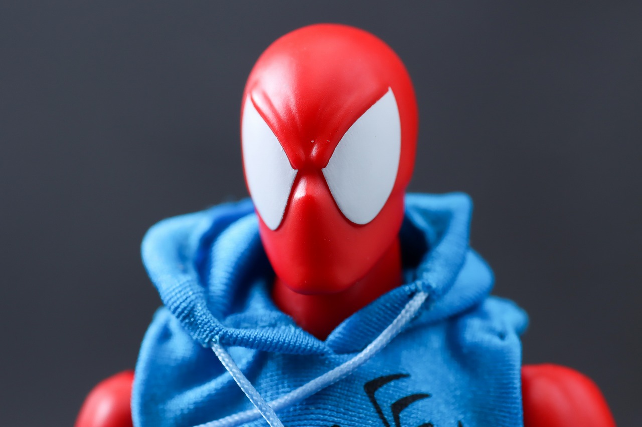 MAFEX　スカーレット・スパイダー　レビュー　付属品　差し替えヘッド