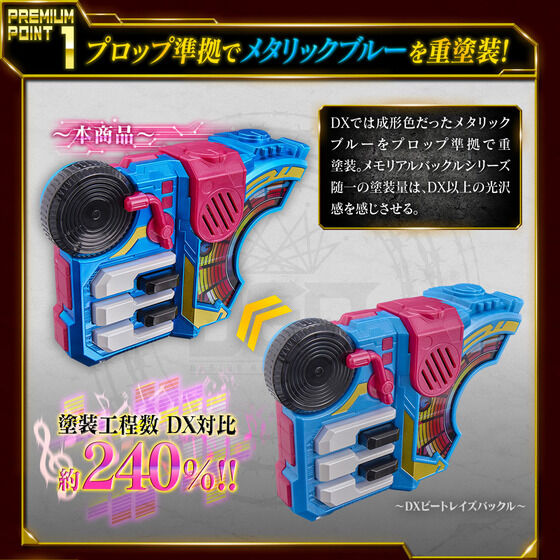 PREMIUM DX メモリアルビートレイズバックル