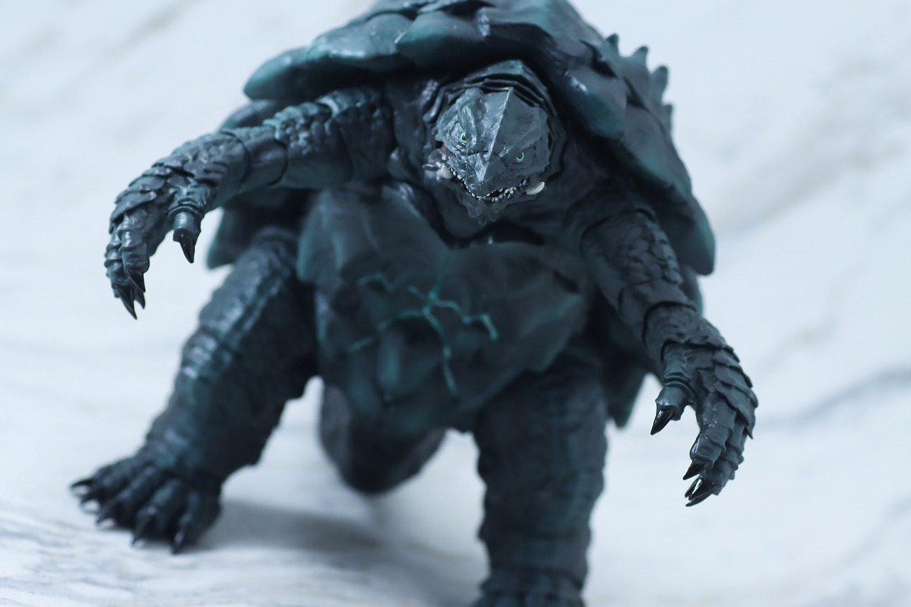 S.H.モンスターアーツ　ガメラ　2023　リバース　GAMERA Rebirth　レビュー　アクション