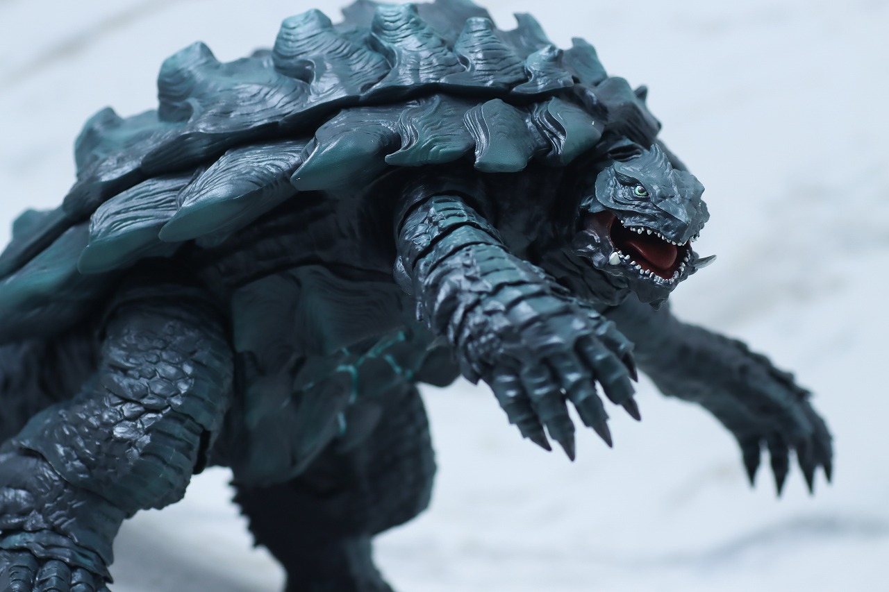 S.H.モンスターアーツ　ガメラ　2023　リバース　GAMERA Rebirth　レビュー　アクション