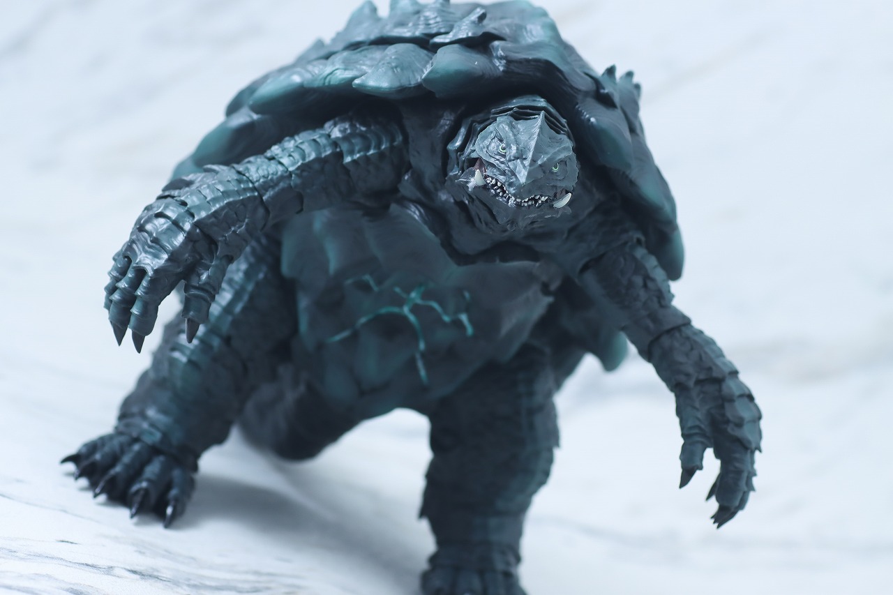 S.H.モンスターアーツ　ガメラ　2023　リバース　GAMERA Rebirth　レビュー　アクション