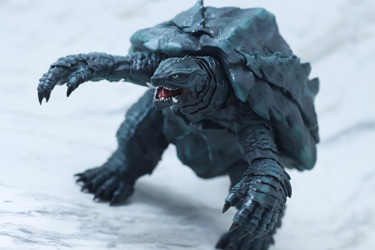 S.H.モンスターアーツ　ガメラ　2023　リバース　GAMERA Rebirth　レビュー　アクション