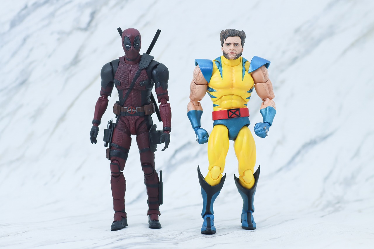 S.H.フィギュアーツ　デッドプール（『デッドプール2』）　レビュー　アクション　MAFEX ウルヴァリン