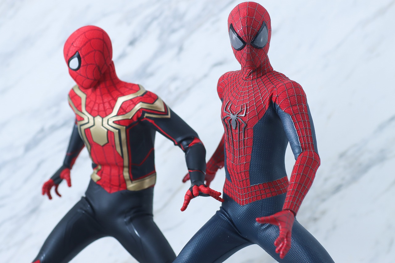 ホットトイズ ムービー・マスターピース　アメイジング・スパイダーマン　ノー・ウェイ・ホーム　レビュー　アクション　インテグレーテッドスーツ