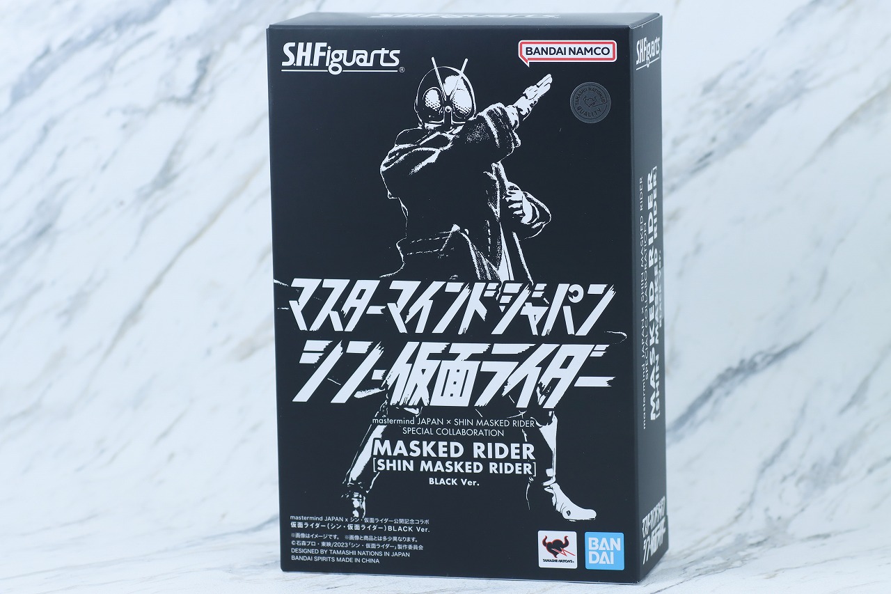 S.H.フィギュアーツ 仮面ライダー（シン・仮面ライダー） BLACK Ver.　master mind japan　レビュー　パッケージ