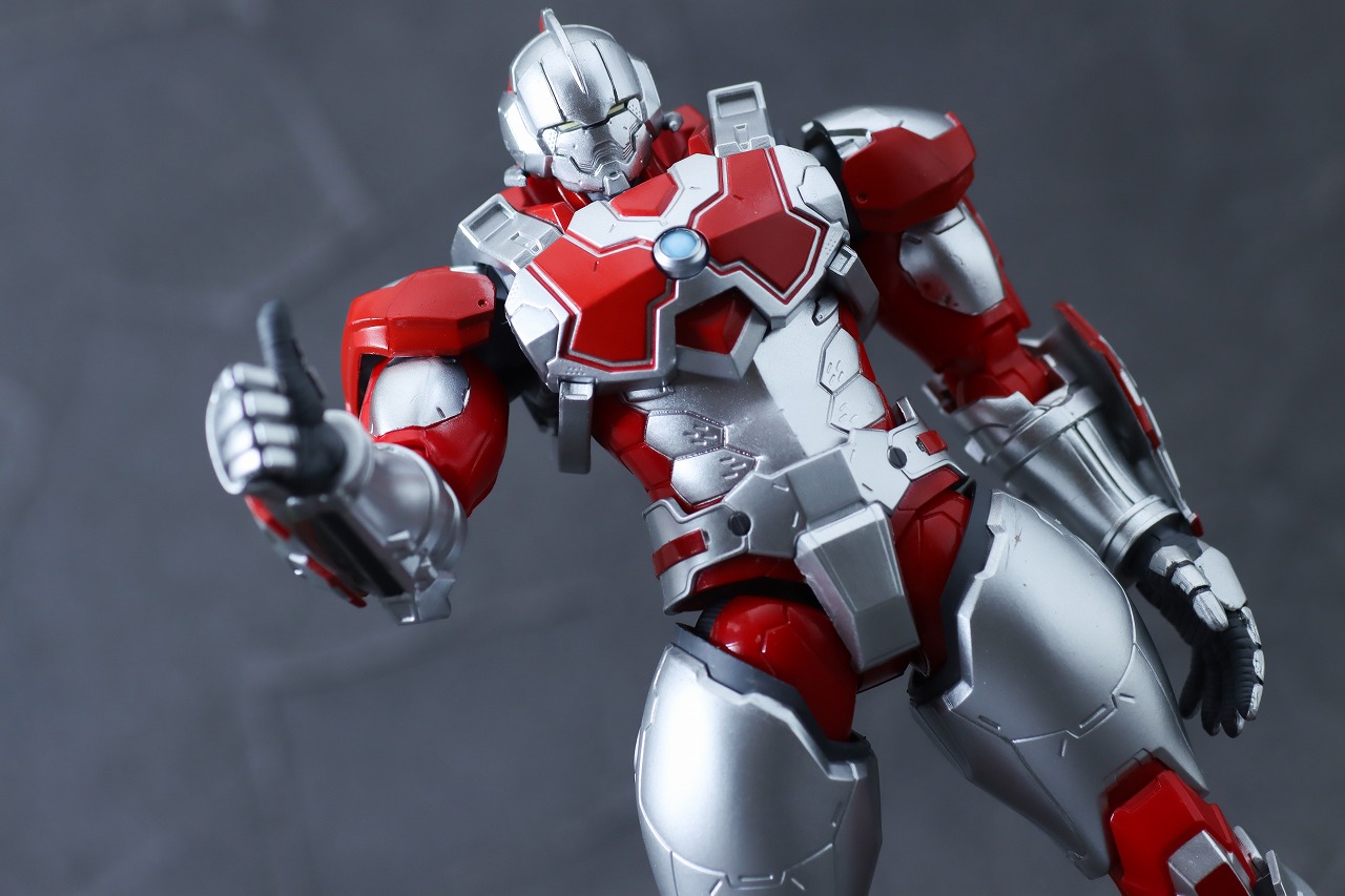 S.H.フィギュアーツ　ULTRAMAN SUIT JACK the Animation　レビュー　アクション