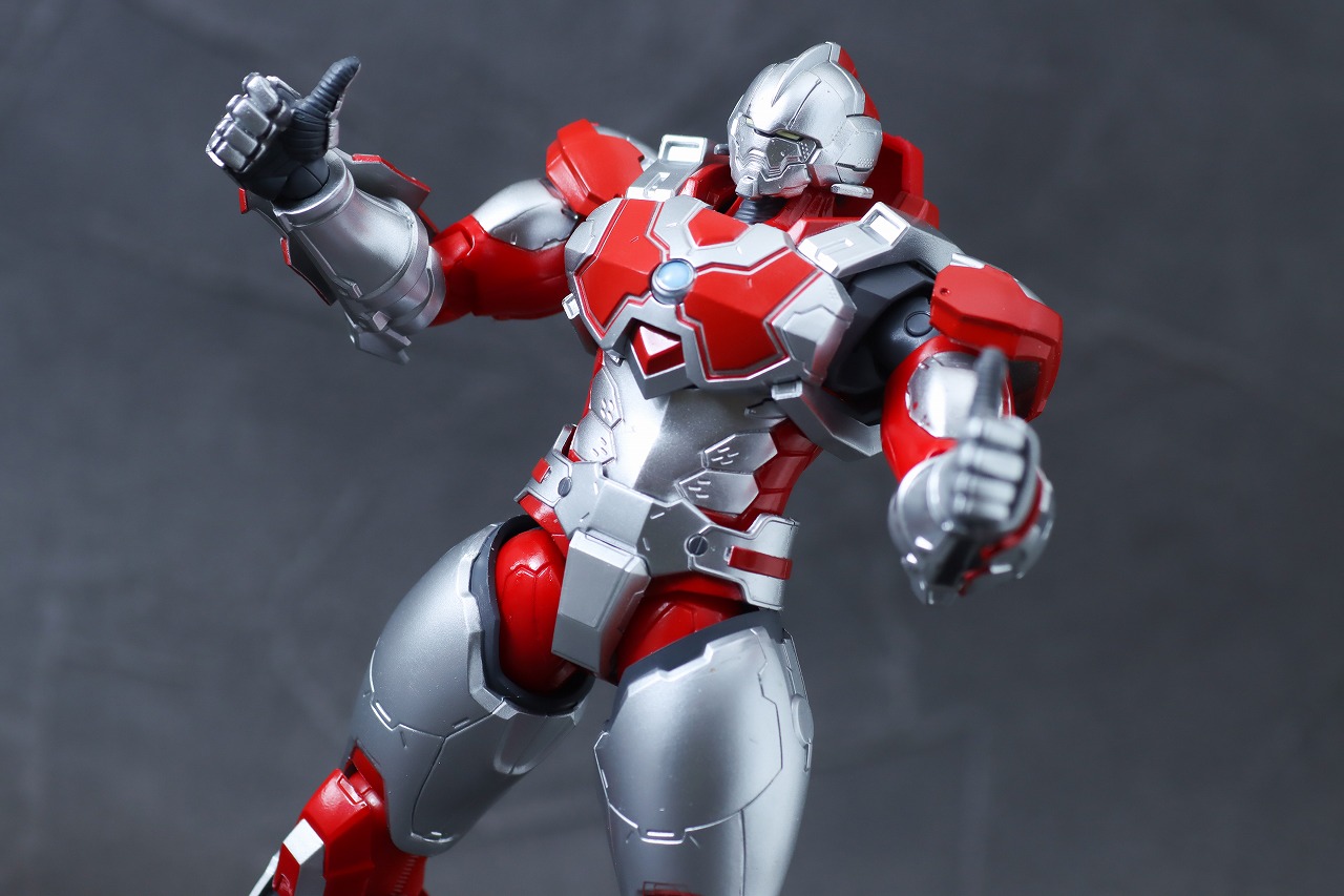 S.H.フィギュアーツ　ULTRAMAN SUIT JACK the Animation　レビュー　アクション