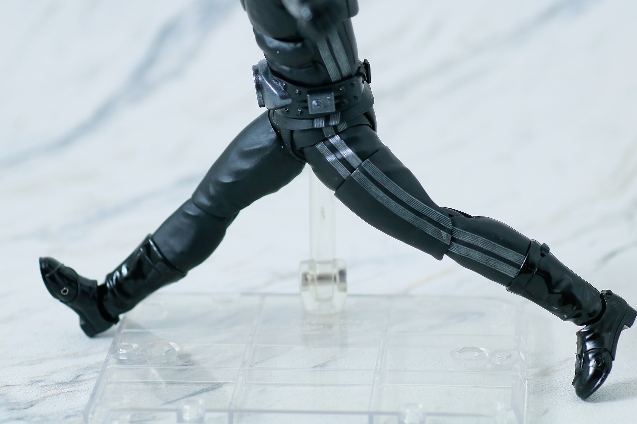 S.H.フィギュアーツ　仮面ライダー新1号　真骨彫製法　BLACK Ver.　mastermind JAPAN　レビュー　可動範囲