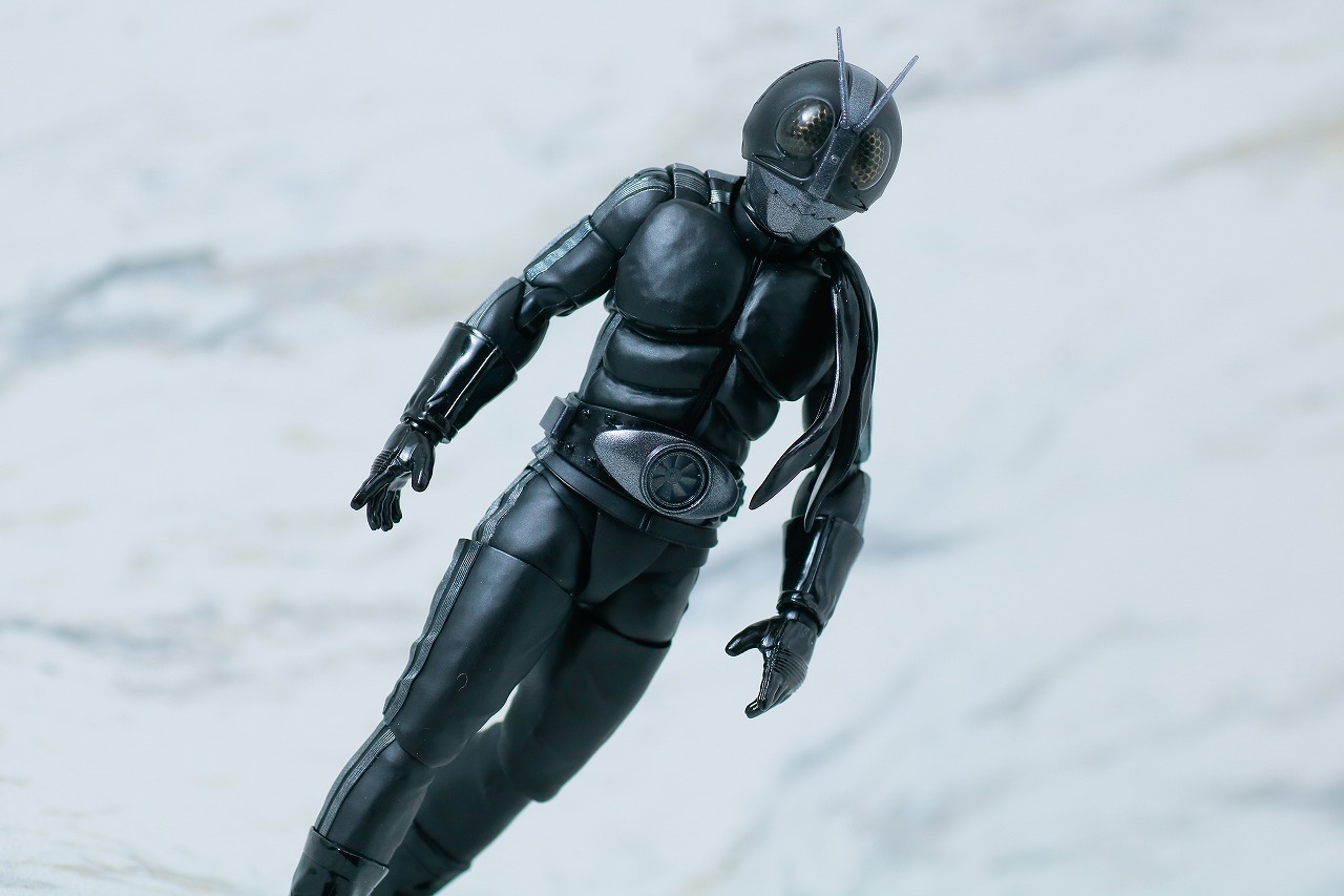 S.H.フィギュアーツ　仮面ライダー新1号　真骨彫製法　BLACK Ver.　mastermind JAPAN　レビュー　アクション