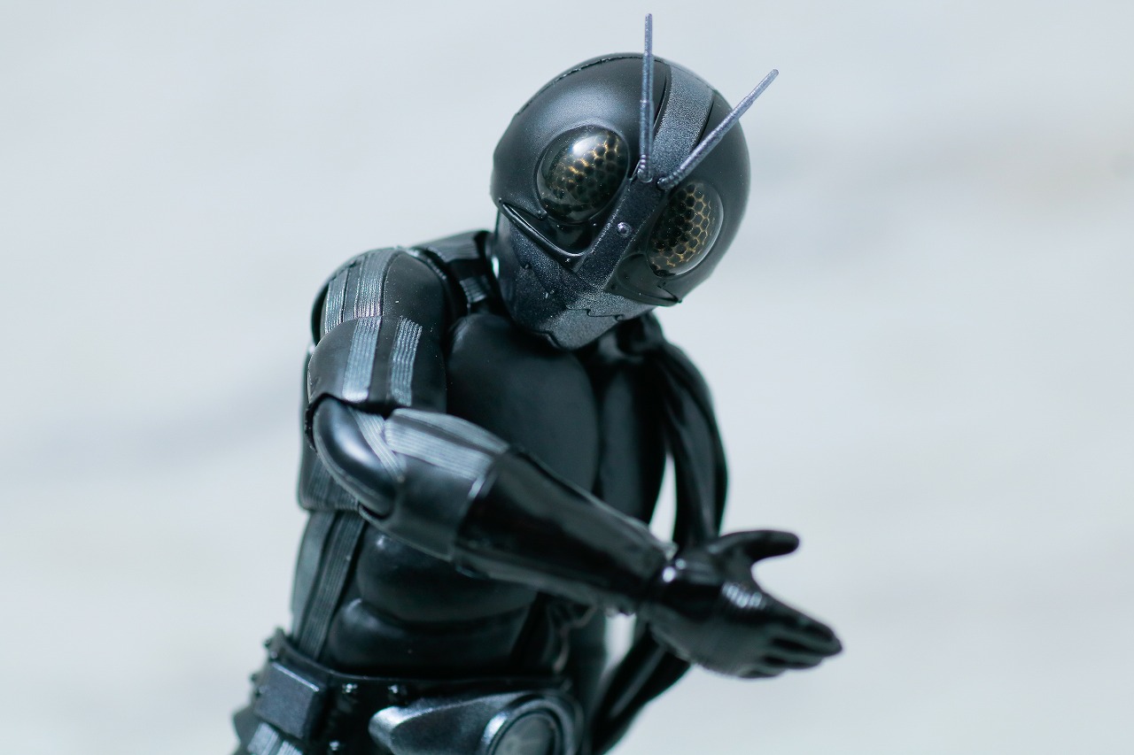 S.H.フィギュアーツ　仮面ライダー新1号　真骨彫製法　BLACK Ver.　mastermind JAPAN　レビュー　アクション