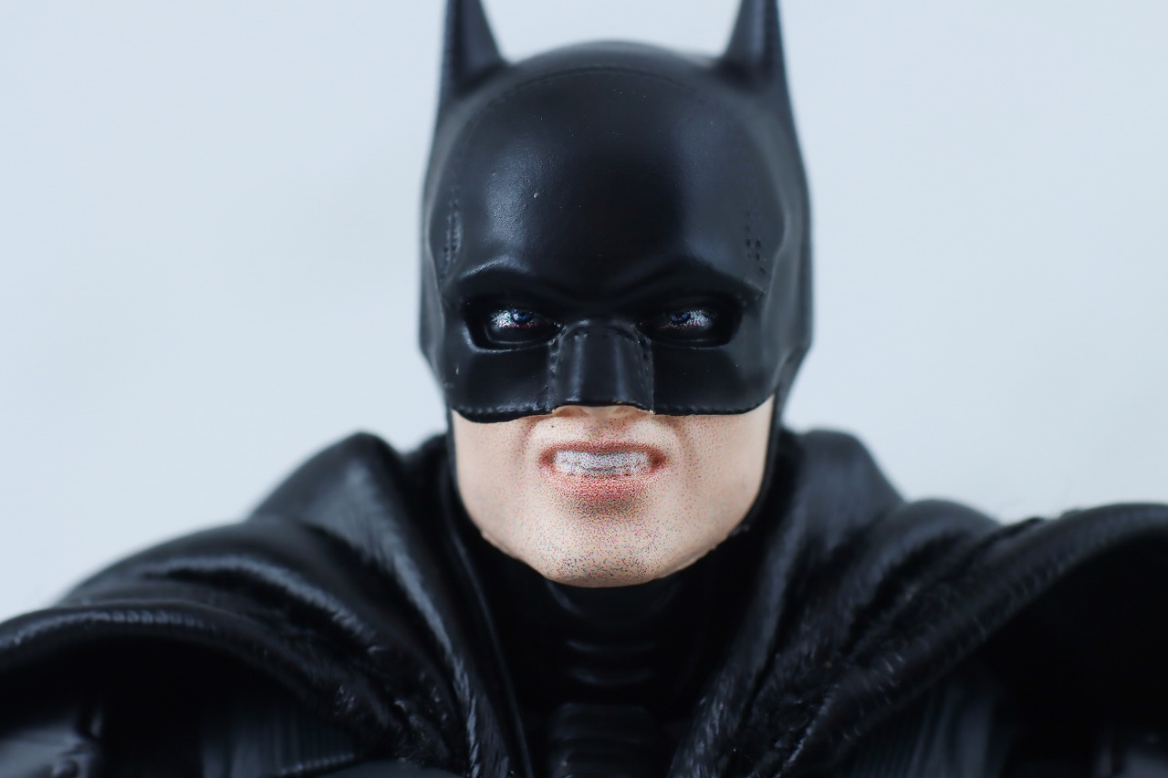 MAFEX　バットマン　ザ・バットマン　レビュー　付属品　食いしばりヘッド