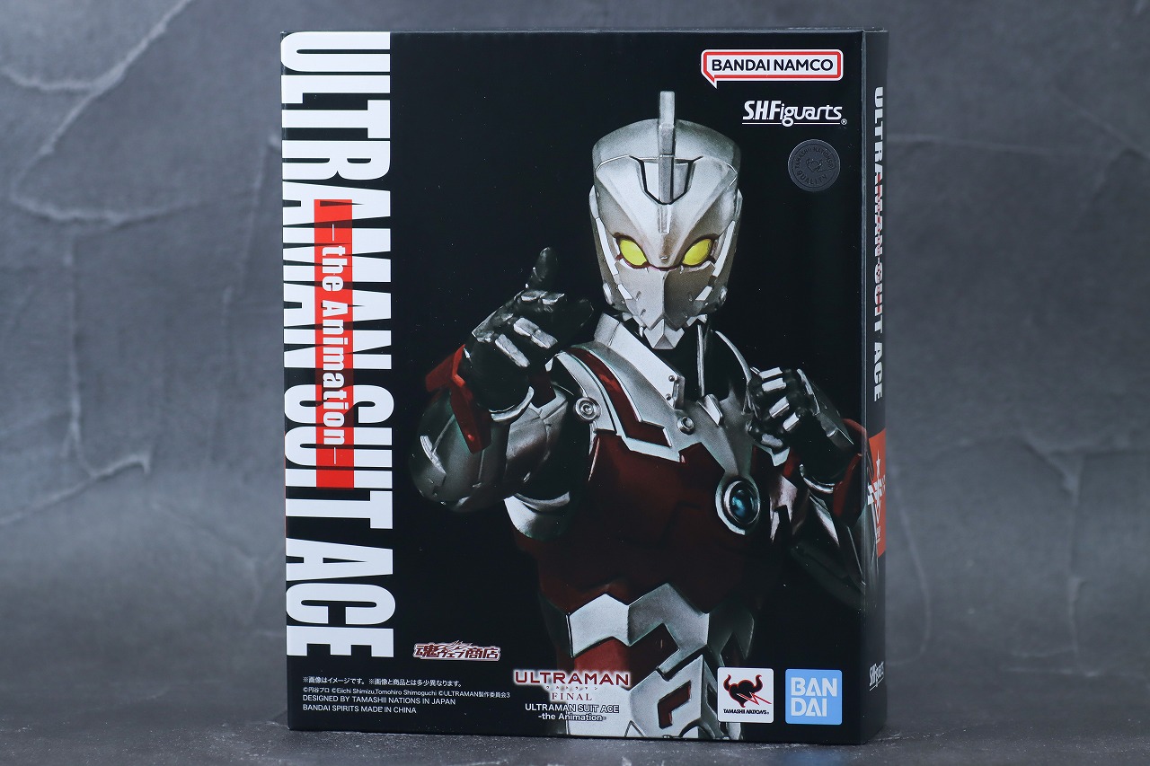 S.H.フィギュアーツ　ULTRAMAN SUIT ACE the Animation　レビュー　パッケージ