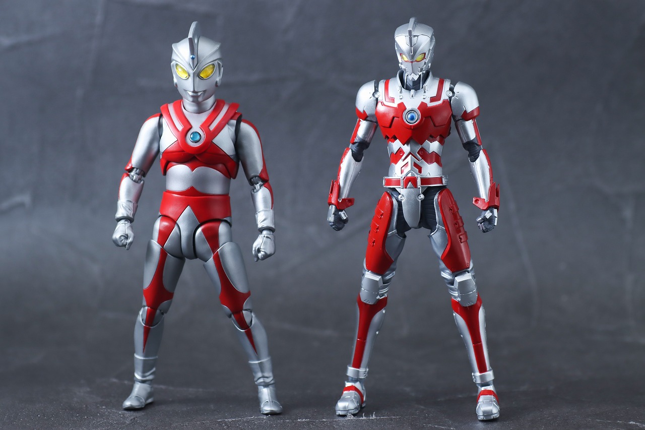 S.H.フィギュアーツ　ULTRAMAN SUIT ACE the Animation　レビュー　本体　ウルトラマンエース　比較