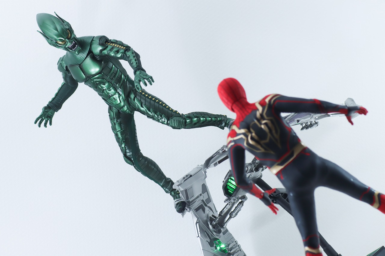 ホットトイズ　グリーン・ゴブリン（『スパイダーマン：ノー・ウェイ・ホーム』）　デラックス版　レビュー　アクション