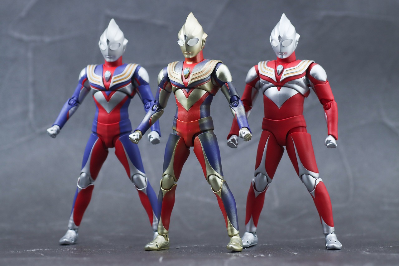 S.H.フィギュアーツ　グリッターティガ　真骨彫製法　レビュー　アクション　ウルトラマンティガ　マルチタイプ　パワータイプ