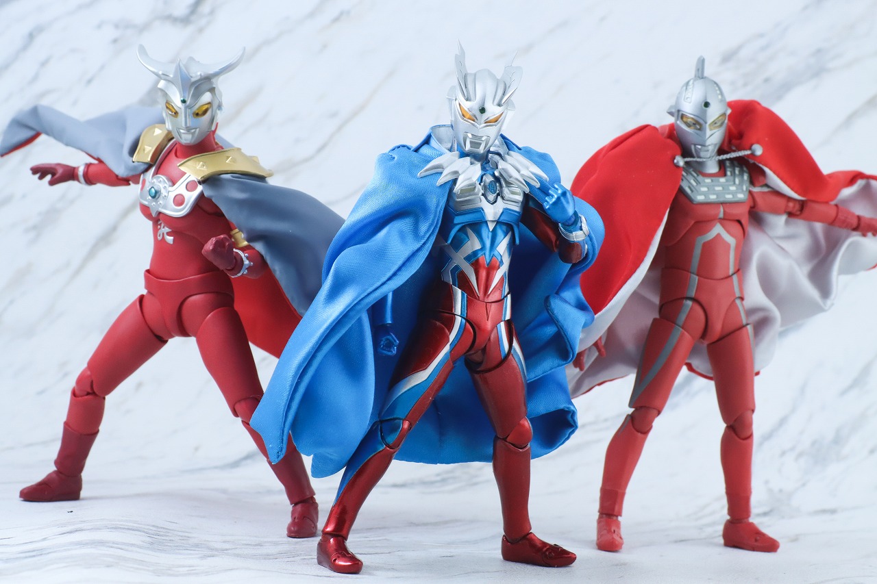 S.H.フィギュアーツ　ウルトラマント　ウルトラマンレオ　レビュー　アクション　ブラザーズマント ウルトラセブン　ウルトラゼロマント　ウルトラマンゼロ