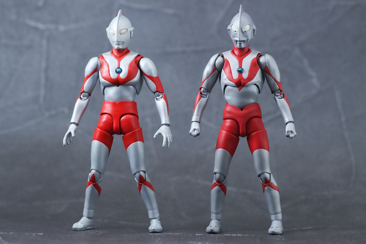 S.H.フィギュアーツ　ウルトラマン　Aタイプ　レビュー　本体　比較