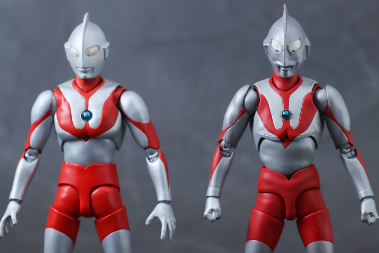 S.H.フィギュアーツ　ウルトラマン　Aタイプ　レビュー　本体　比較