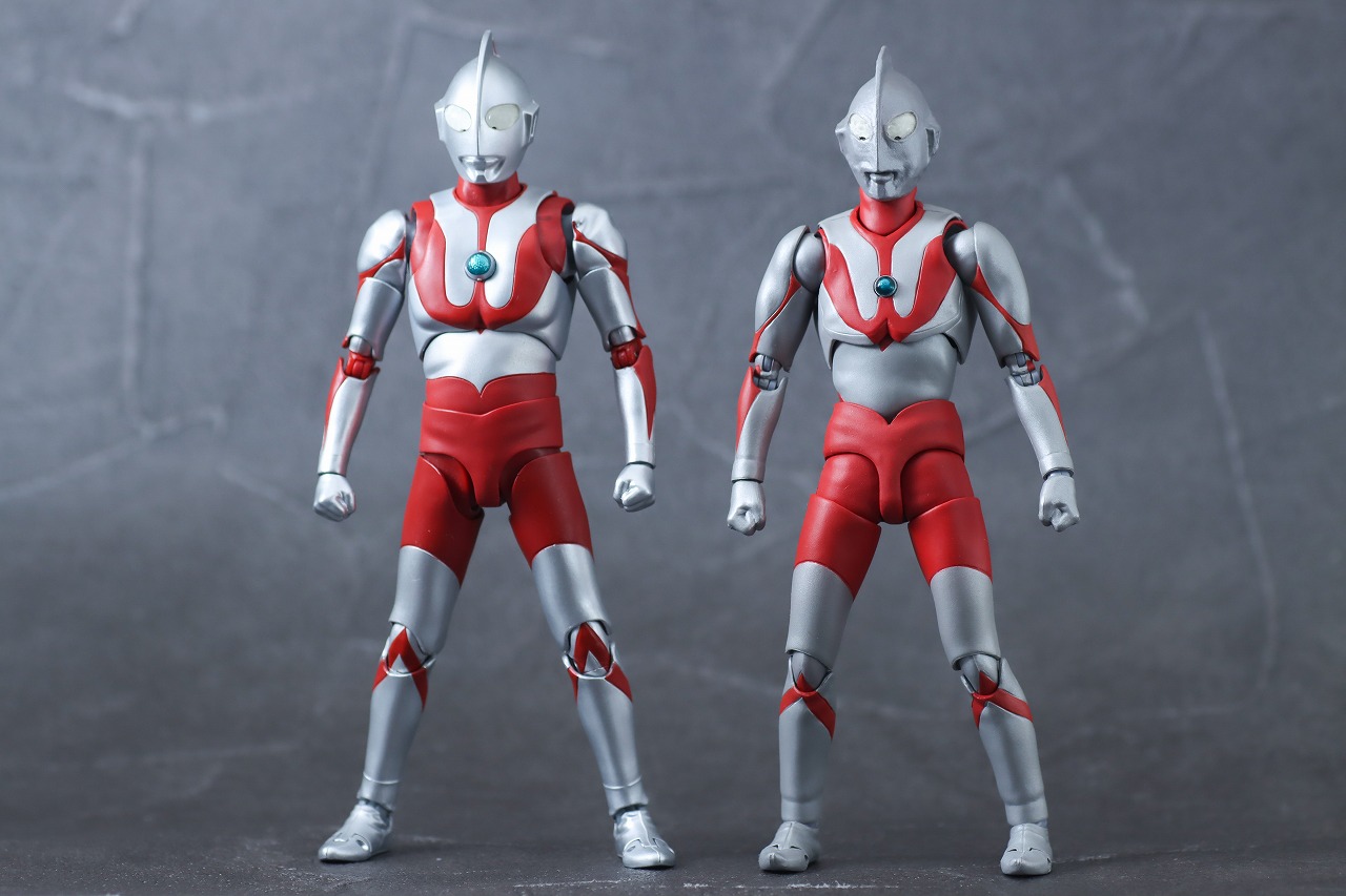 S.H.フィギュアーツ　ウルトラマン　Aタイプ　レビュー　本体　真骨彫製法　比較