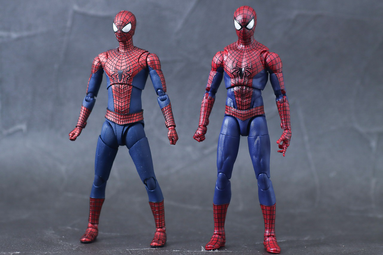 マーベルレジェンド　アメイジング・スパイダーマン（3パック）　レビュー　本体　S.H.フィギュアーツ