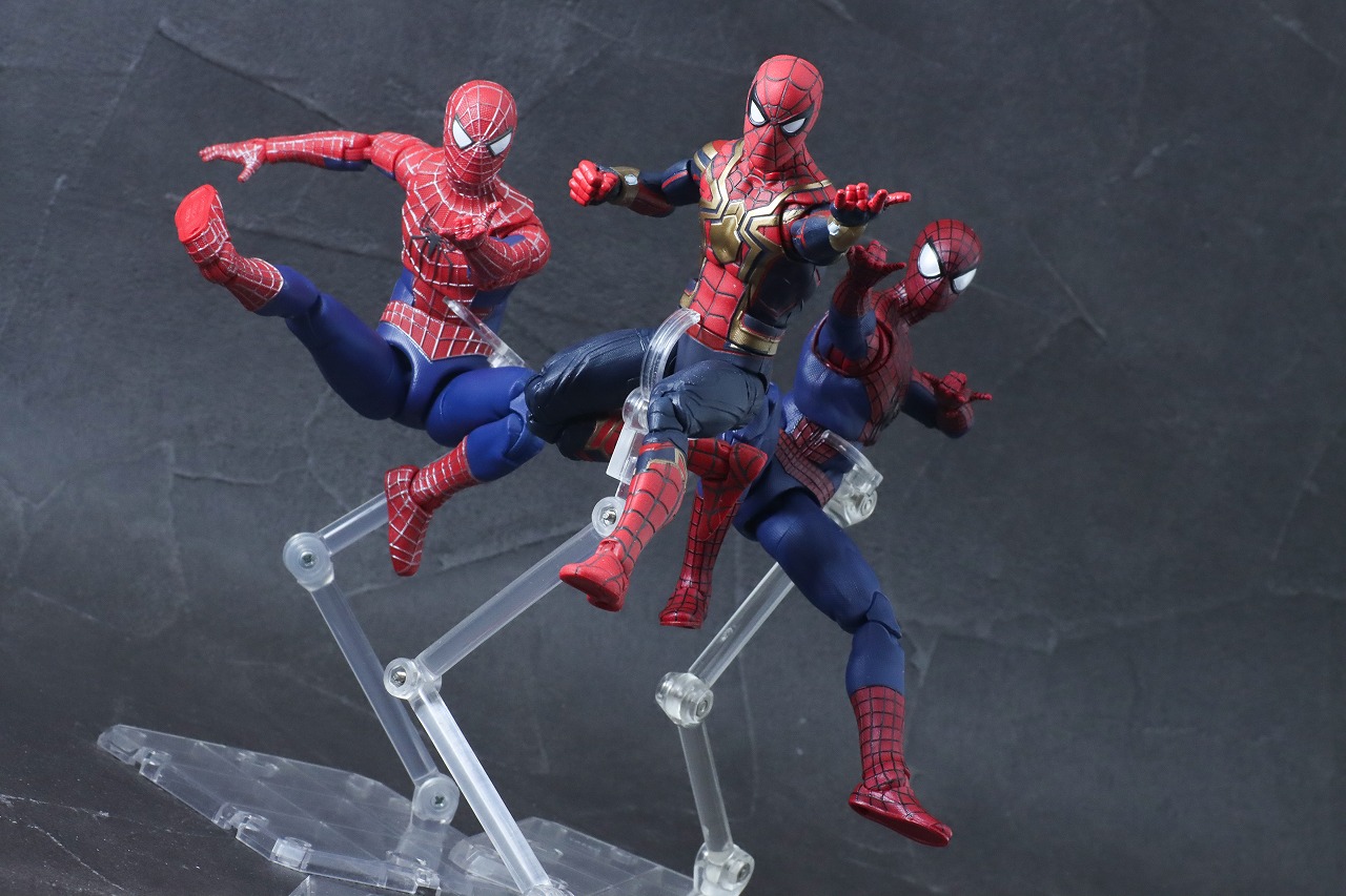 マーベルレジェンド　フレンドリー・ネイバーフッド・スパイダーマン（3パック）　レビュー　アクション　インテグレーテッド・スーツ　アメイジング