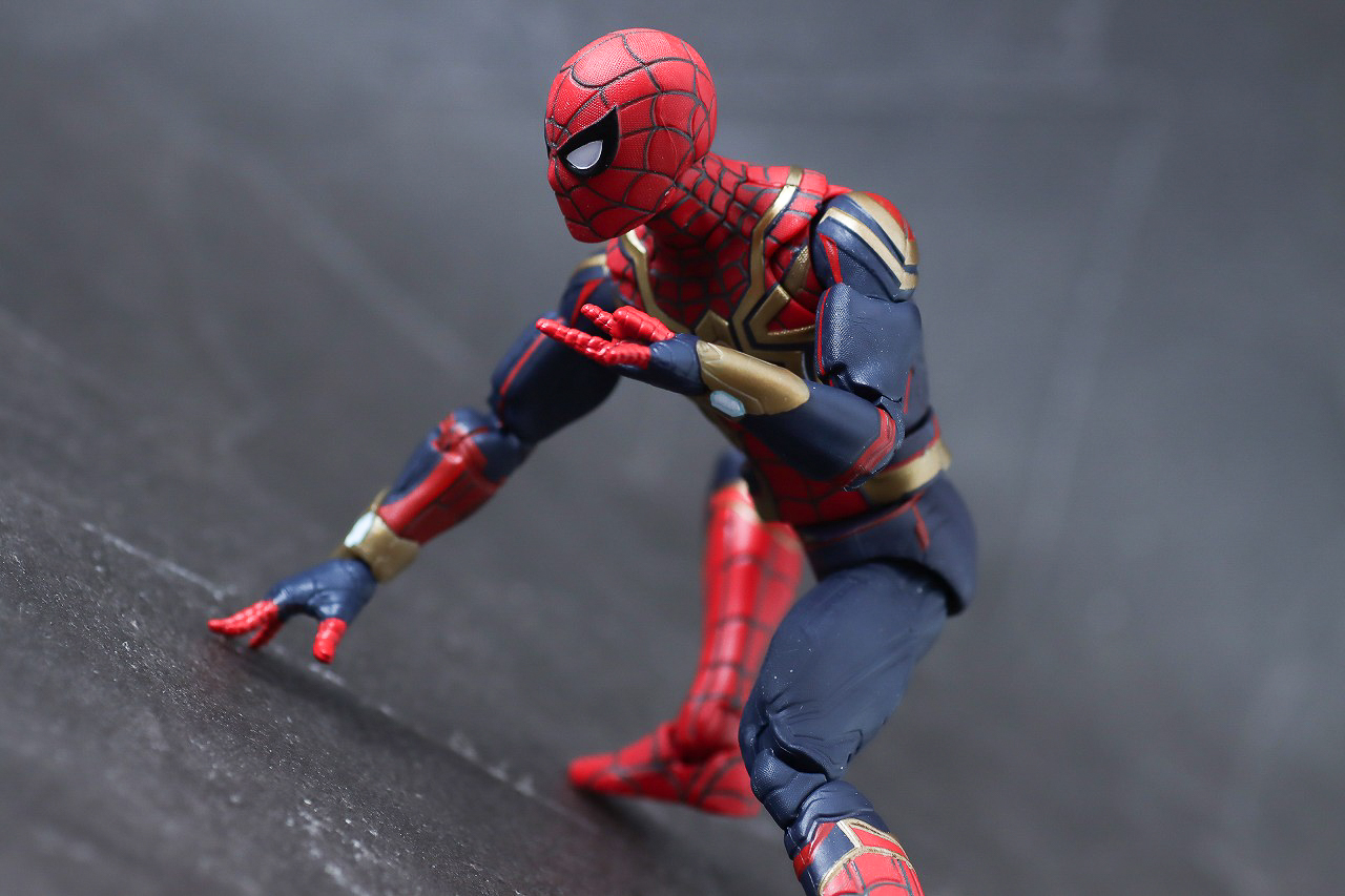 マーベルレジェンド　スパイダーマン インテグレーテッド・スーツ（3パック）　レビュー　アクション