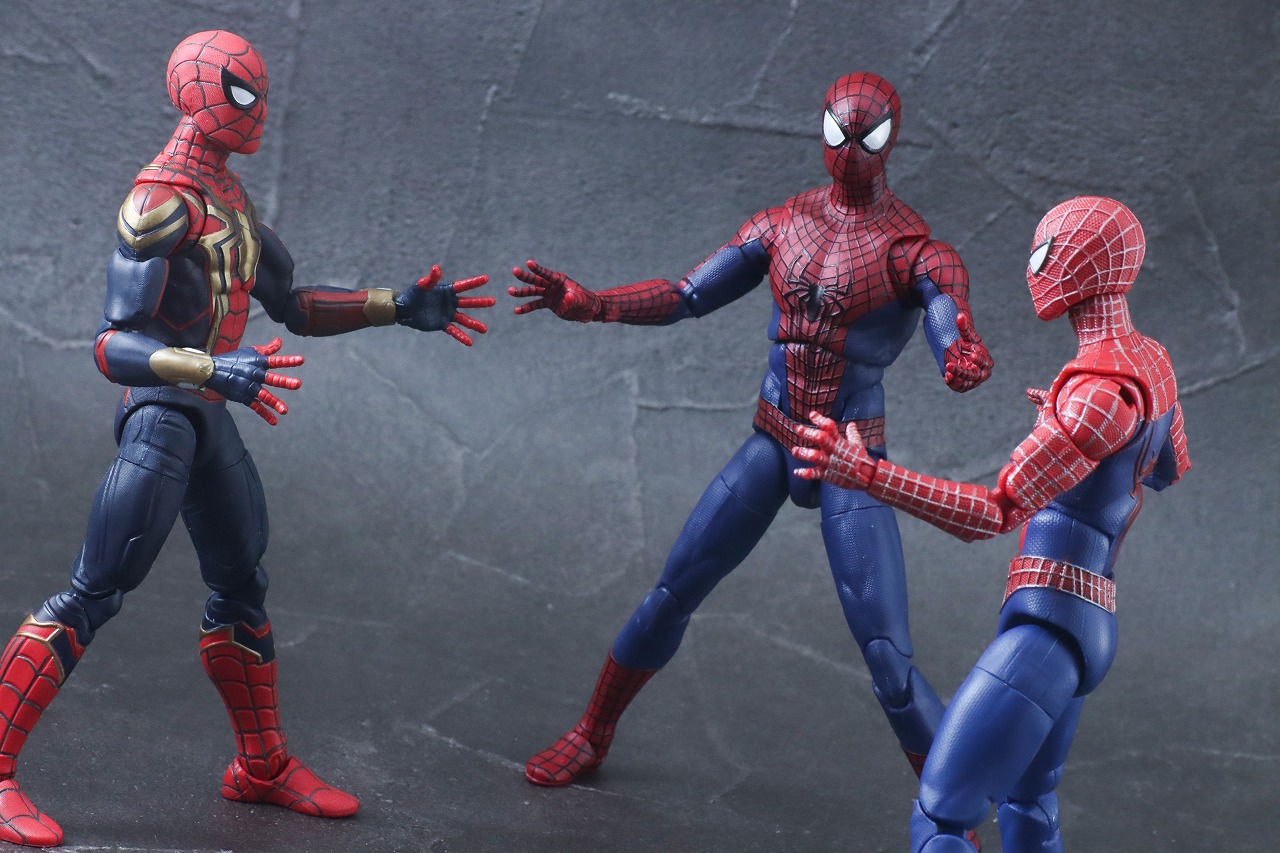 マーベルレジェンド　フレンドリー・ネイバーフッド・スパイダーマン（3パック）　レビュー　アクション　インテグレーテッド・スーツ　アメイジング