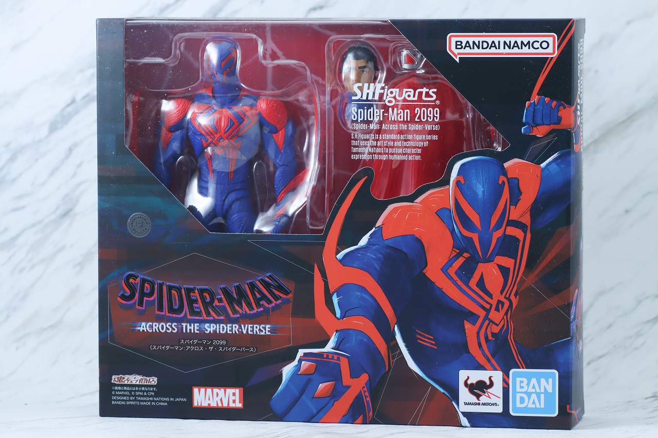 S.H.フィギュアーツ　スパイダーマン2099　アクロス・ザ・スパイダーバース　レビュー　パッケージ