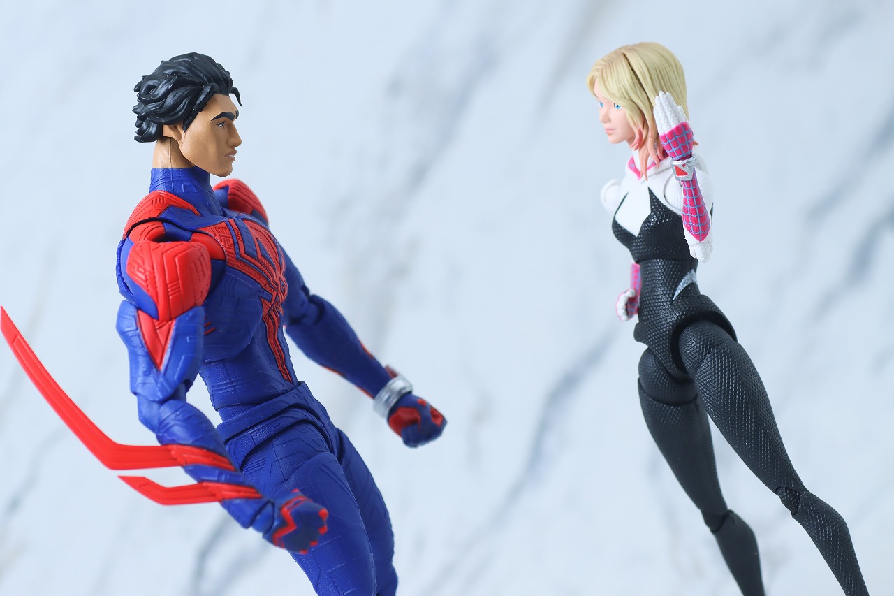 S.H.フィギュアーツ　スパイダーマン2099　アクロス・ザ・スパイダーバース　レビュー　アクション　スパイダーグウェン