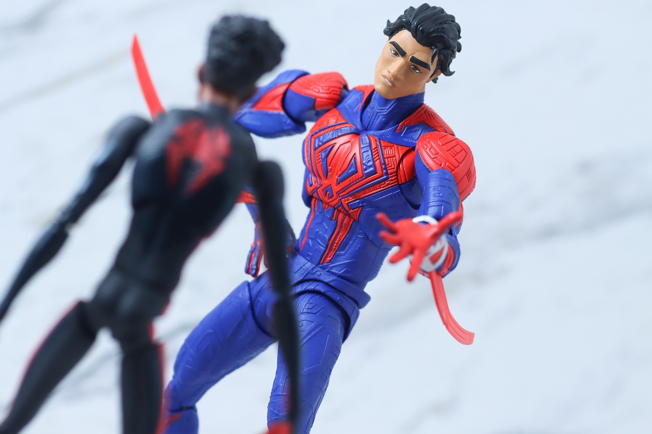 S.H.フィギュアーツ　スパイダーマン2099　アクロス・ザ・スパイダーバース　レビュー　アクション　マイルス・モラレス