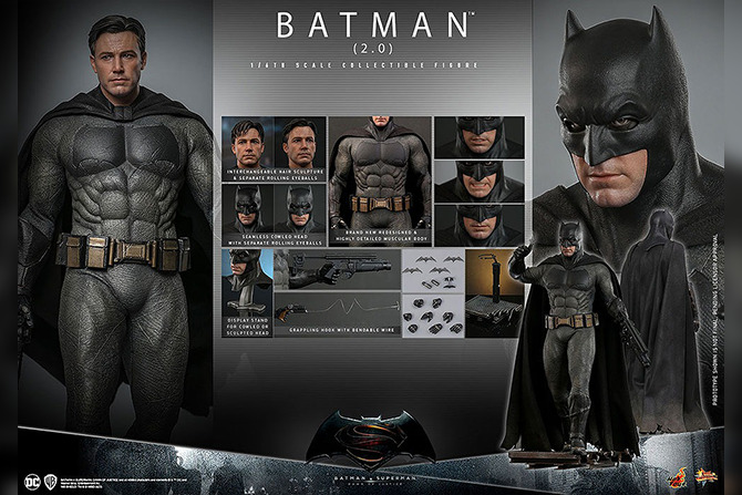 ホットトイズ新作！『BvS』バットマン Ver.2.0が25年2月に発売！ ー DX版も同時発売！